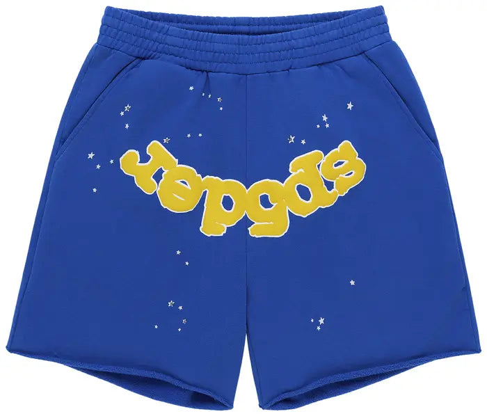 Sp5der Varsity Web Sweatshort 'Blue'