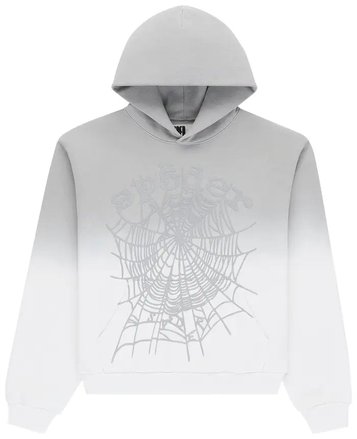 Sp5der OG Web V2 Ombre Hoodie 'Sport Grey'